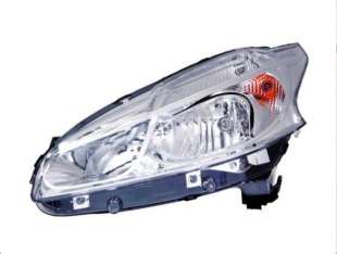 Recambio de faro izquierdo para peugeot 208 2012-2019 referencia OEM IAM 009802221880 10117420002 PG3264904