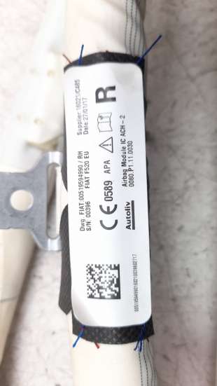 Recambio de airbag cortina delantero derecho para jeep renegade 2014- 1.6 m-jet cat referencia OEM IAM 519594990   2
