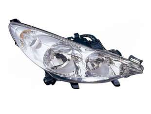 Recambio de faro derecho para peugeot 207 2006-2012 referencia OEM IAM 620695 10117271003 PG3204903
