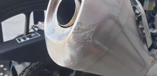 Recambio de silenciador trasero para triumph speed 400 2023- referencia OEM IAM TA591108  