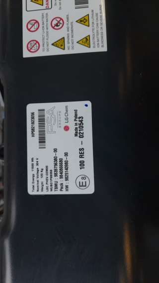 Recambio de bateria para peugeot 508 2018- hybrid 180 allure referencia OEM IAM 9839756380  