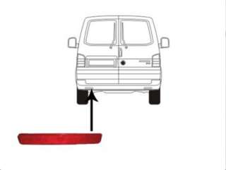 Recambio de piloto trasero izquierdo paragolpes para volkswagen t5 bus 2003-2009 referencia OEM IAM 7E0945105 103F23350381 VG917