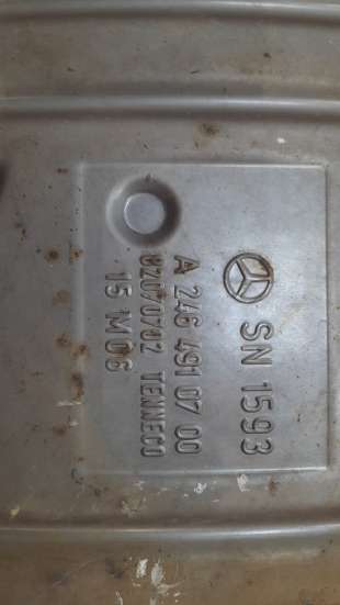 Recambio de tubo escape trasero para mercedes-benz clase gla (w156) 2013- gla 200 cdi (156.908) referencia OEM IAM A2464910700   2