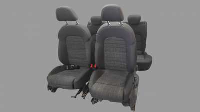Recambio de juego asientos completo para audi q3 (8ug) 2014-2018 attraction quattro referencia OEM IAM 8U0881405AP  