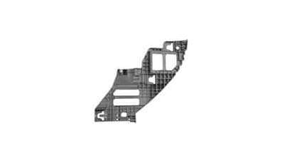Recambio de molduras delanteras para volkswagen golf vi (5k1) 2008-2012 referencia OEM IAM 5K0807228A 107234633 VG0381003