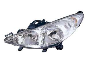 Recambio de faro izquierdo para peugeot 207 2006-2012 referencia OEM IAM 620895 10117271004 PG3204904