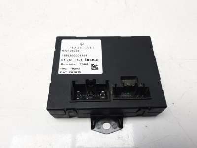 Recambio de modulo electronico para maserati ghibli iii (m157) 2013- 3.0 referencia OEM IAM 670108366  