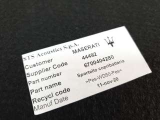 Recambio de moldura para maserati ghibli iii (m157) 2013- 3.0 referencia OEM IAM 670040428  