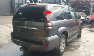 Recambio de luna trasera derecha para toyota land cruiser (j12) 2002-2009 3.0 turbodiesel referencia OEM IAM 6271060761  