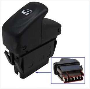 Recambio de mando elevalunas delantero izquierdo para renault megane i fase 2 classic (la..) 1997-2003 referencia OEM IAM 820009