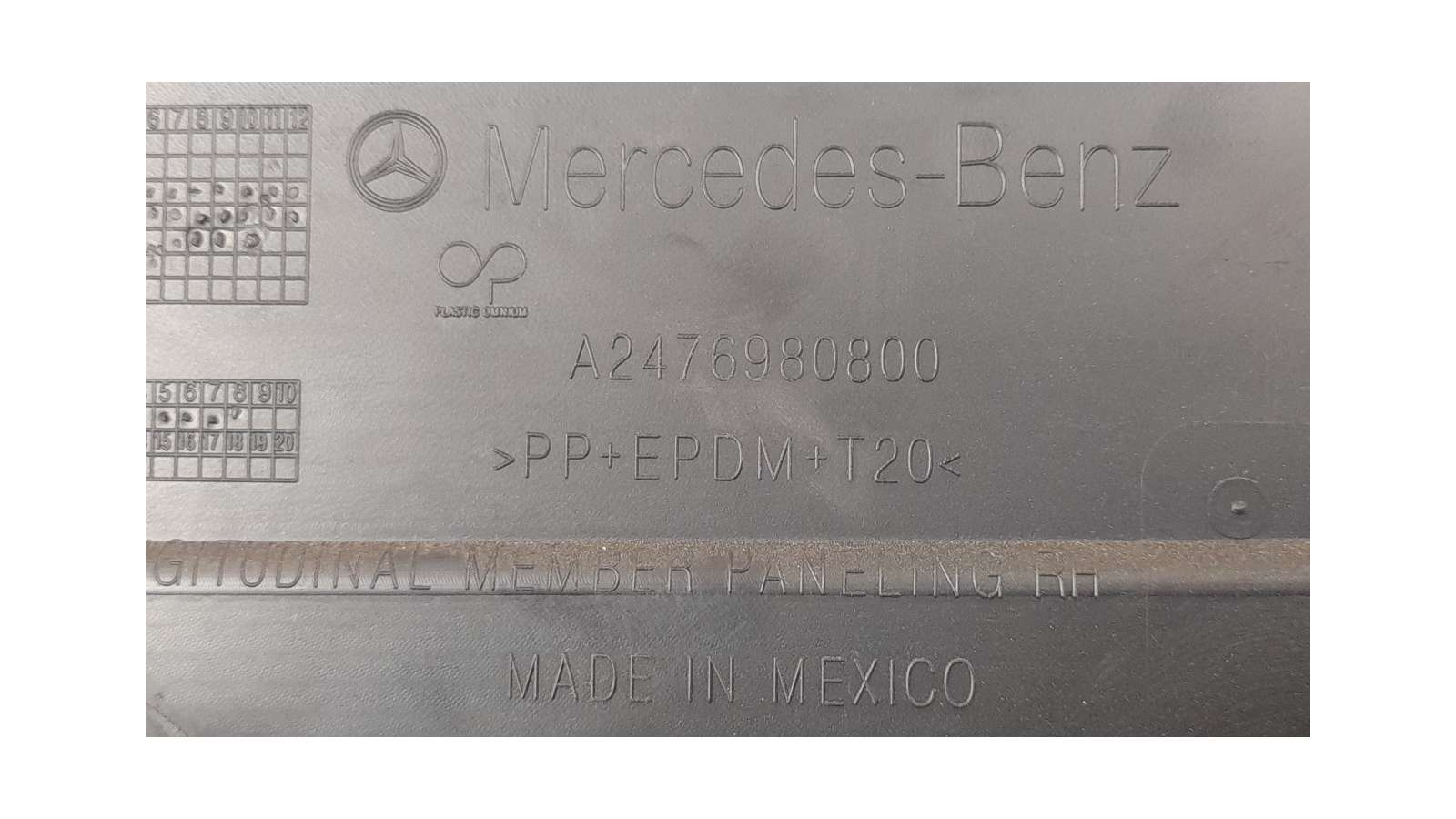 Recambio de estribos laterales para mercedes-benz clase glb (bm 247) 2019- 1.3 cat referencia OEM IAM A2476980800   Recambio de estribos laterales para mercedes-benz clase glb (bm 247) 2019- 1.3 cat referencia OEM IAM A2476980800