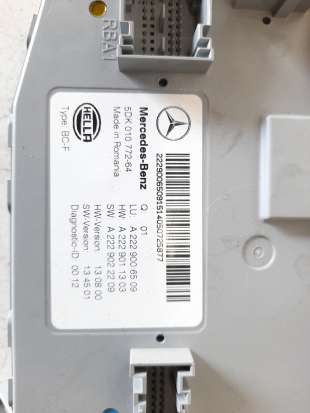 Recambio de modulo electronico para mercedes-benz clase s (w222) lim. 2012- 3.0 cdi cat referencia OEM IAM A2229006509 5DK010772 2