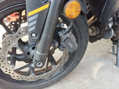 Recambio de pinza de freno delantera izquierda para honda cb (501cc - ) - cb 650 f (rc75) referencia OEM IAM 45150MJEDB1  