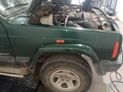 Recambio de aleta delantera derecha para jeep cherokee (xj) 1983-2001 2.5 tdi 4x4 referencia OEM IAM   