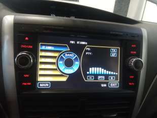 Recambio de pantalla multifuncion para subaru forester s12 2008-2013 executive referencia OEM IAM   