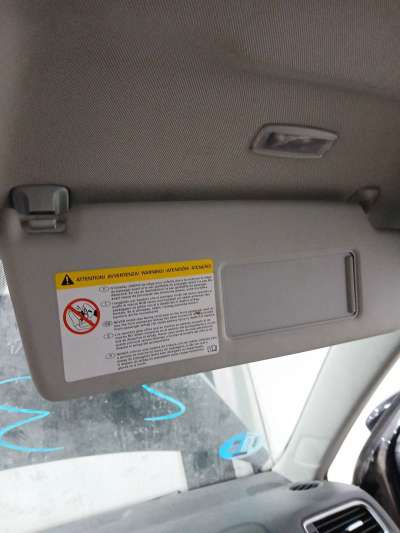Recambio de parasol derecho para volkswagen jetta iv (162, 163, av3, av2) 2008- 1.4 tsi referencia OEM IAM   