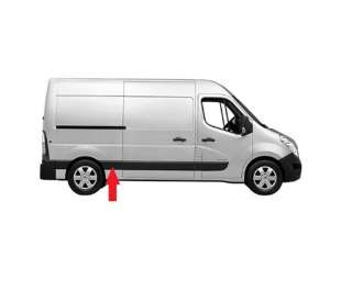 Recambio de moldura para renault master kasten 2010- referencia OEM IAM 768F30006R 107199294D  2