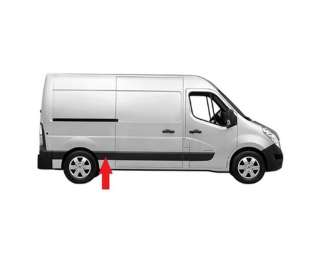 Recambio de moldura para renault master kasten 2010- referencia OEM IAM 768F30006R 107199294D 