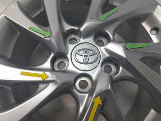 Recambio de llanta para toyota auris (_e18_) 2012-2018 1.8 hybrid (zwe186_) referencia OEM IAM 4261102E90  