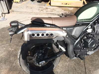 Recambio de silenciador trasero para honda cl - cl500 (pc67) referencia OEM IAM 18310MLPDA0  