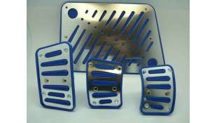 PEDAL ACELERADOR ACCESORIO UNIVERSAL - 1030769 / 8711293016495 - JUEGO DE PEDALES COCHE, COLOR AZUL-ALUMINIO. PEDAL PAD KIT ALUM