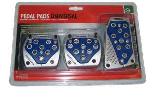 PEDAL ACELERADOR ACCESORIO UNIVERSAL - 1031403 / 8711293033676 - JUEGO DE CUBREPEDALES AZUL. PEDALSET BLUE. BRAND: CARPOINT MANU