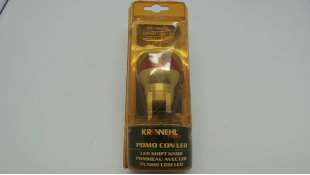 POMO PALANCA CAMBIO ACCESORIO UNIVERSAL - 1052317 / 8421779519326 - POMO REJILLA METALICA-ROJO CON LED,  NUEVO. GEARSHIFT LED KN