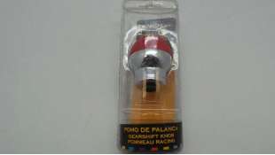 POMO PALANCA CAMBIO ACCESORIO UNIVERSAL - 1052321 / 8421779506296 - POMO METALICO-ROJO,  NUEVO. RED-METAL GEARSHIFT KNOB METAL B