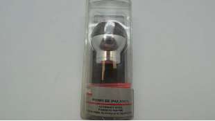 POMO PALANCA CAMBIO ACCESORIO UNIVERSAL - 1052355 / 8421779512457 - POMO METALICO REJILLA GRIS-NEGRO,  NUEVO.GREY- BLACK METAL G