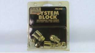 ANTIRROBO ACCESORIO UNIVERSAL - 1084270 / PROME 20.20/4 - PROME, JUEGO TUERCAS ANTI ROBO 14/150 CERRADAS . LLAVE 4 UNIDADES Y 2 