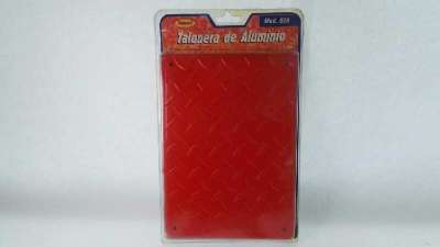 EMBELLECEDOR ACCESORIO UNIVERSAL - 1084296 / 8424099063623 - ROLMOVIL, TALONERA DE ALUMINIO COLOR ROJO.