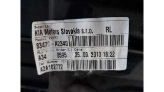 ELEVALUNAS TRASERO IZQUIERDO KIA CEED  - M.606674 / 83470A2340