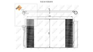 CONDENSADOR / RADIADOR  AIRE ACONDICIONADO BMW SERIE 5 BERLINA  - M.797044 / 64508361362