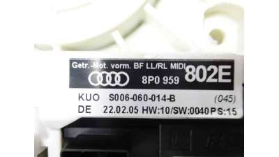 MOTOR ELEVALUNAS DELANTERO DERECHO AUDI A3  - M.539760 / 8P0959802E