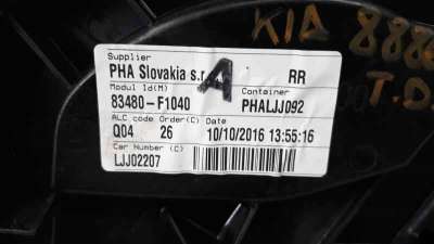 ELEVALUNAS TRASERO DERECHO KIA SPORTAGE  - M.589553 / 83480F1040