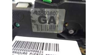 CERRADURA PUERTA TRASERA IZQUIERDA OPEL INSIGNIA BERLINA  - M.599631 / 13503807