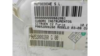 CUADRO INSTRUMENTOS CITROEN C2  - M.662061 / P9652008280