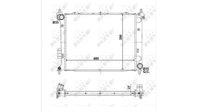 RADIADOR AGUA HYUNDAI IX20  - M.838513 / 253101P600