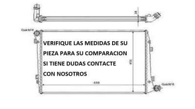 CONDENSADOR / RADIADOR  AIRE ACONDICIONADO RENAULT MEGANE I CLASSIC  - M.624157 / 7700418301