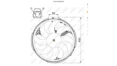 ELECTROVENTILADOR FIAT STILO  - M.853519 / 46723520