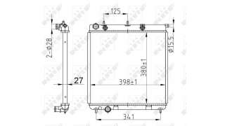 RADIADOR AGUA PEUGEOT 1007  - M.588793 / 1330E6