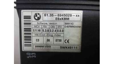 MODULO ELECTRONICO BMW SERIE 5 BERLINA  - M.739835 / 61356945029