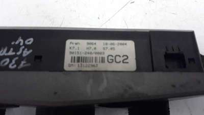 MANDO CLIMATIZADOR OPEL ASTRA H BER.  - M.638990 / 13122963