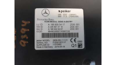 MODULO ELECTRONICO MERCEDES CLASE CLA  - M.769605 / A1669005417