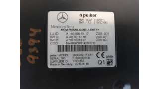 MODULO ELECTRONICO MERCEDES CLASE CLA  - M.769605 / A1669005417