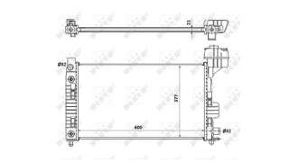 RADIADOR AGUA MERCEDES CLASE A  - M.595385 / 1685001302