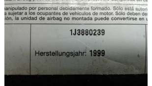 AIRBAG LATERAL IZQUIERDO VOLKSWAGEN GOLF IV BERLINA 1.9 TDI (90 CV) DE 1997 - D.1172835 2