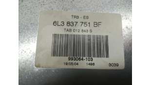 ELEVALUNAS DELANTERO IZQUIERDO SEAT IBIZA 1.9 SDI (64 CV) DE 2002 - D.1878522 / 6L3837751BF 2