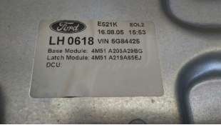 ELEVALUNAS DELANTERO IZQUIERDO FORD FOCUS BERLINA 1.6 TDCi (109 CV) DE 2004 - D.2479407 / 4M51A203A29BG 2