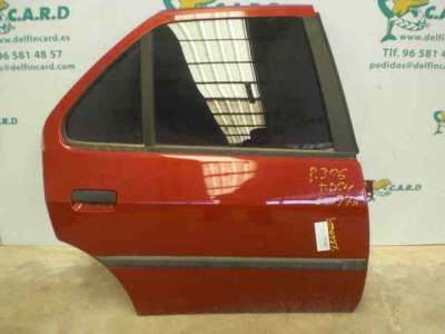 PUERTA TRASERA DERECHA PEUGEOT 306 BERLINA 3/4/5 PUERTAS 1.9 Turbodiesel (90 CV) DE 1997 - D.2660669